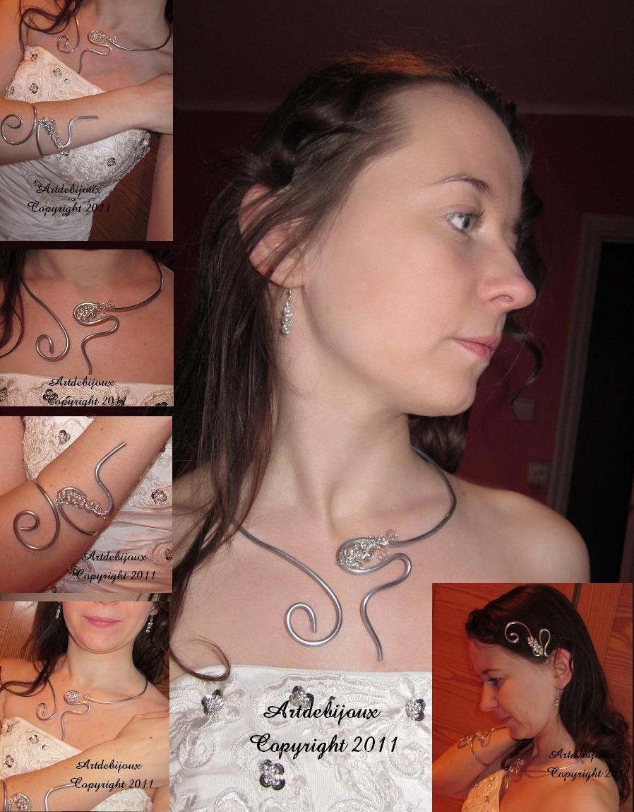 montage 3 colliers mariages